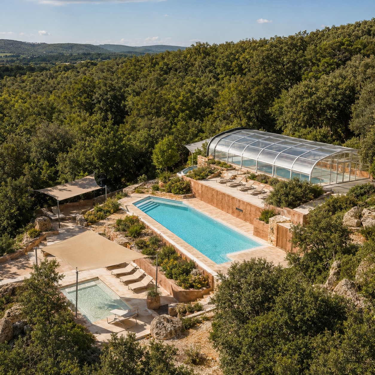 Domaine naturiste de la Sablière, Saint-Privat-de-Champclos
